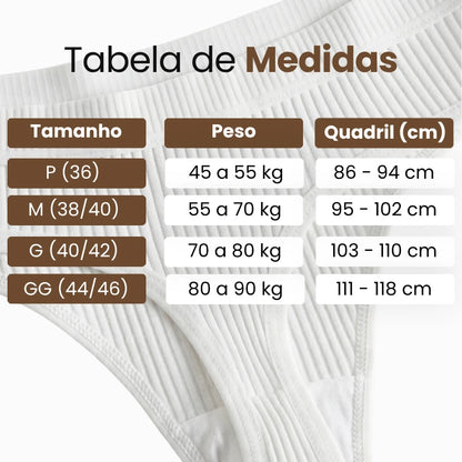 Kit Calcinhas ComfortFit® [COMPRE 5 LEVE 10]