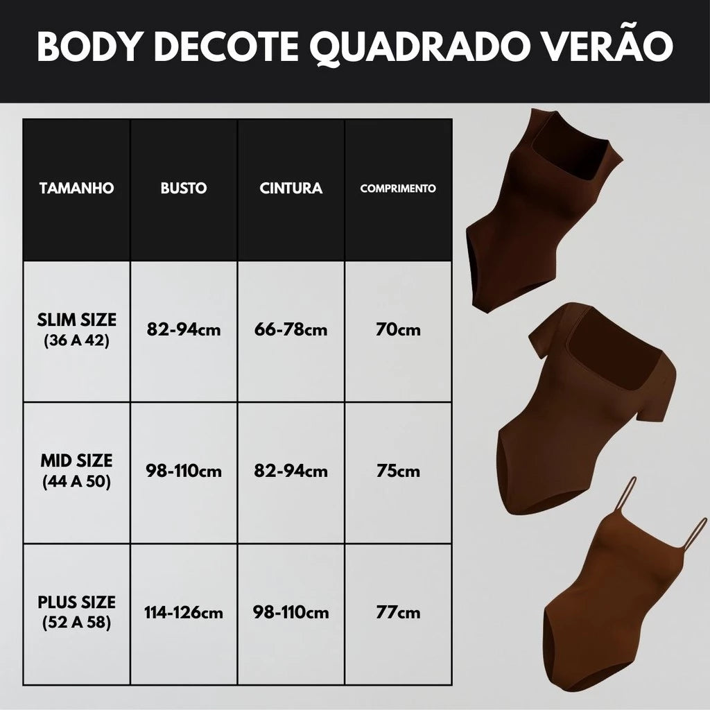 Body Modelador Plus Size